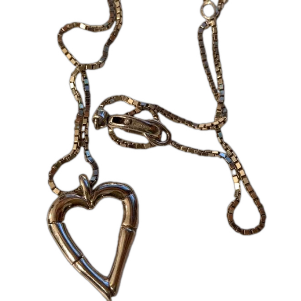 Gucci bamboo pendant necklace silver 925 - Picture 1 of 7
